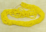 Hank of 16º Bright Yellow Seed Beads