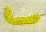 Mini Hank of 16º Transparent True Yellow Seed Beads