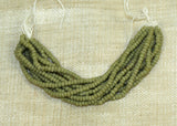 Mini Hank of Army-Green 16º Seed Beads