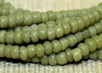 Mini Hank of Army-Green 16º Seed Beads