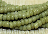 Mini Hank of Army-Green 16º Seed Beads
