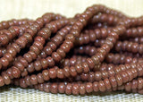 16º Greasy Opaque Light Brown Seed Beads