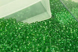 16° green Antique Venetian Seed Beads