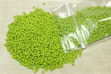 12° Vintage Opaque Yellow-green Venetian Seed Beads