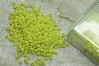 12° Vintage Venetian Electric Yellow Seed Beads