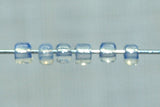 11° Vintage Venetian Opaline Clear Seed Beads
