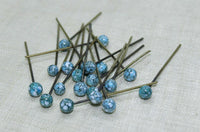 Vintage Cab: Czech Made Glass Hat Pins