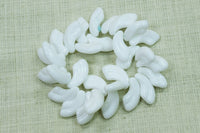 Claw Shaped Vintage German Glass Beads