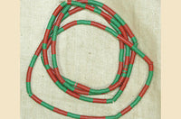 Tiny 3mm Red and Green Disc Beads
